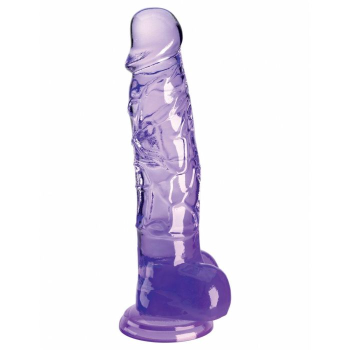 Vibrador Pipedream King Cock Clear Morado Multicolor