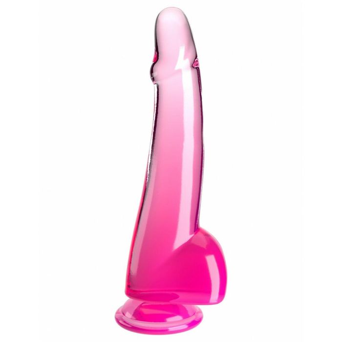 Vibrador Pipedream King Cock Clear Multicolor Rosa