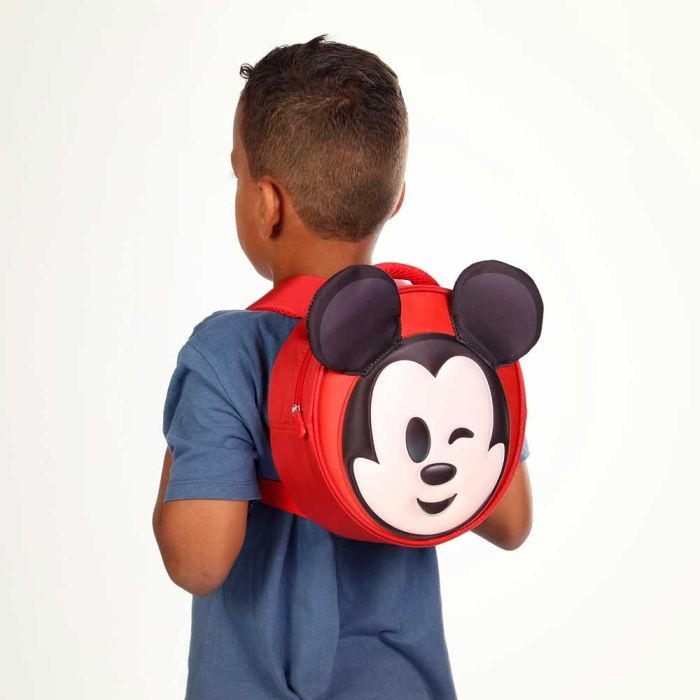Mochila Emoji Send Disney Mickey Mouse Rojo 4