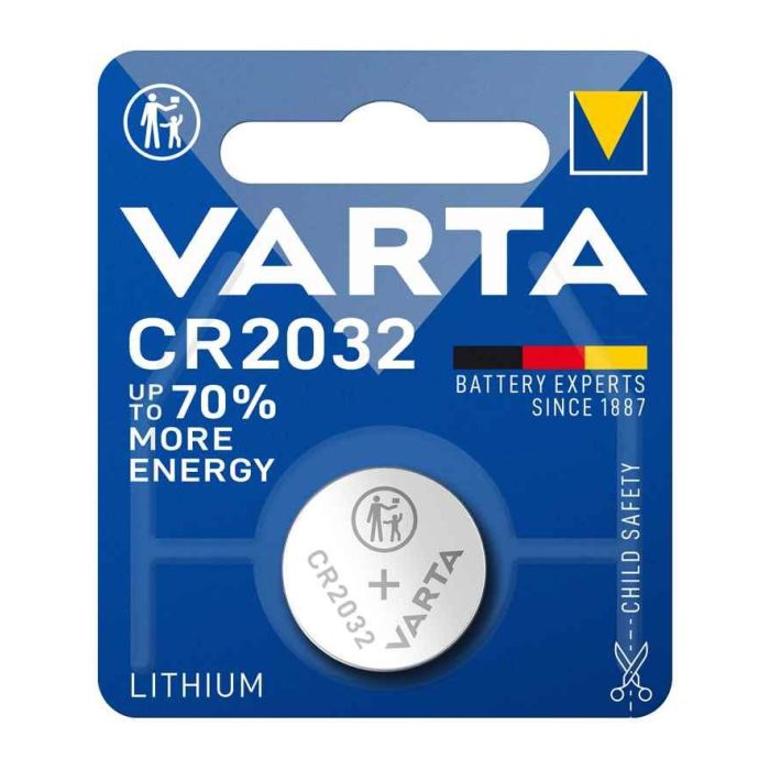 Pila De Botón Litio Cr2032 220Mah 1Ud VARTA 6032112401 1