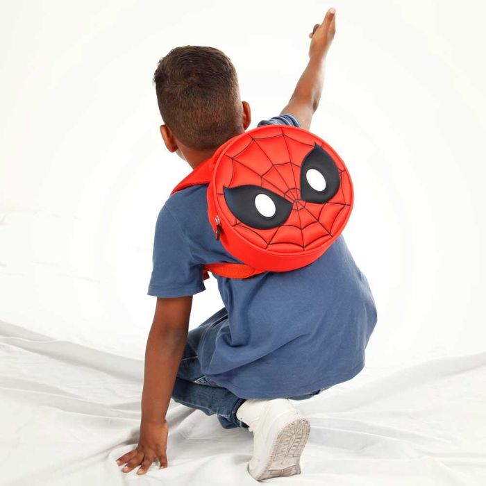 Mochila Emoji Send Marvel Spiderman Rojo 4