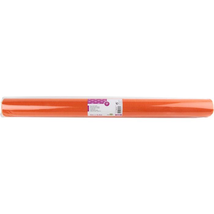 Tejido Sin Tejer Liderpapel Terileno 25 gr-M2 Rollo De 5 Mt Naranja 1