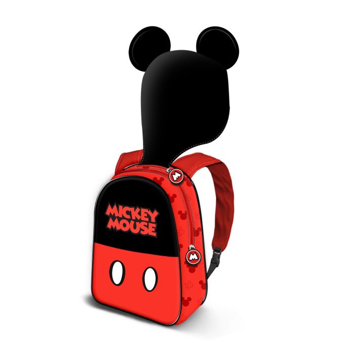 Mochila con Capucha Hood Clever Disney Mickey Mouse Negro 1