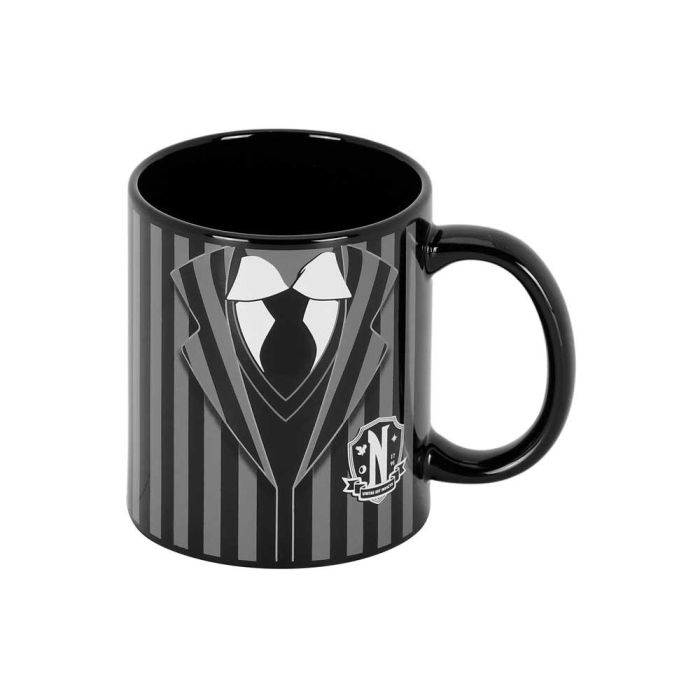 Taza Uniform Wednesday Miércoles Negro