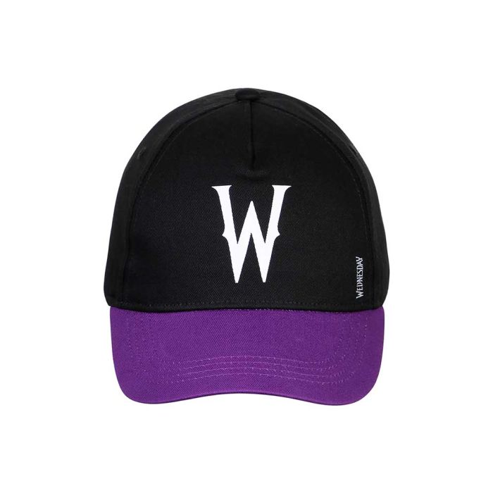 Miércoles W Gorra Infantil, Negro 1