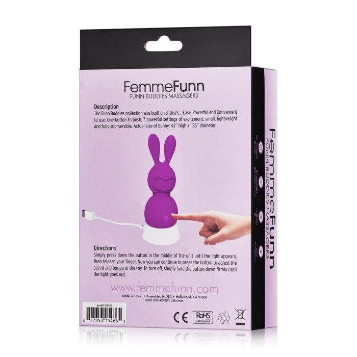 Mini Vibrador FemmeFun Bunny Morado 7