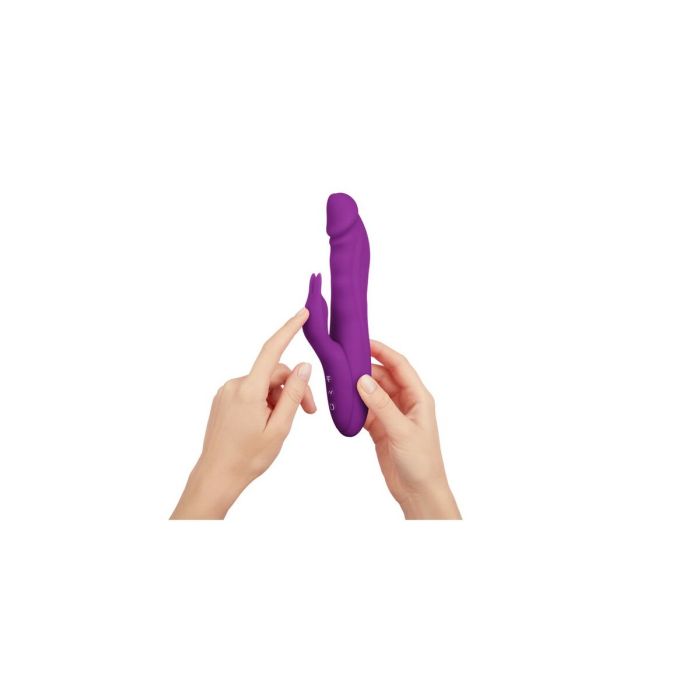 Vibrador Doble Estimulación FemmeFunn Booster Rabbit Morado 5