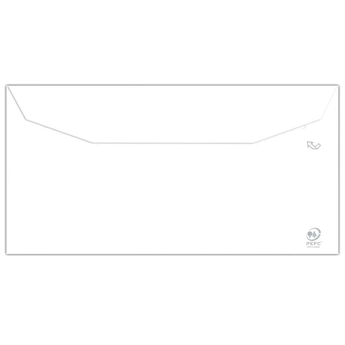 Sobre Liderpapel Blanco 115x225 mm Solapa Engomada Papel Offset 80 gr Caja De 500 Unidades 1