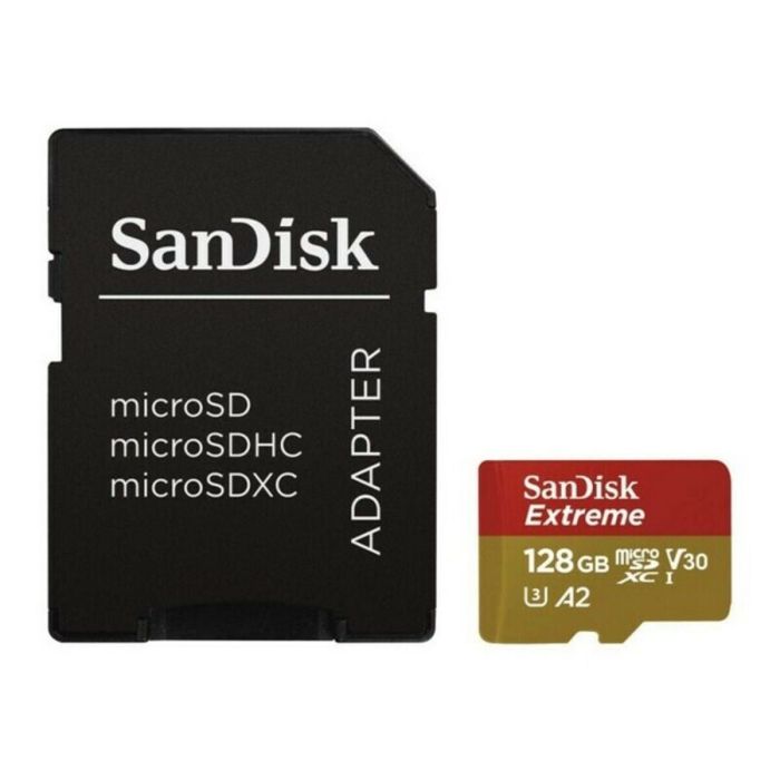 Tarjeta de Memoria Micro SD con Adaptador SanDisk SDSQXA1-GN6AA C10 160 MB/s 5