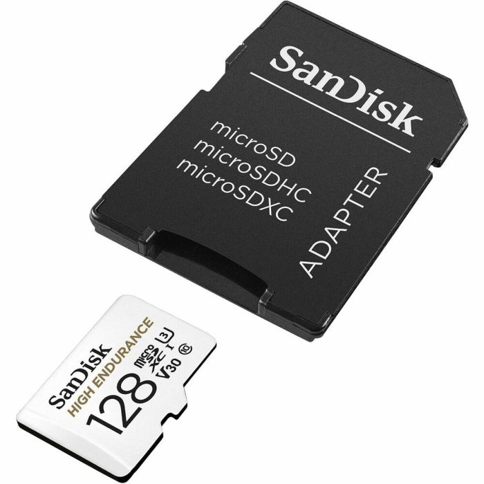 Tarjeta de Memoria Micro SD con Adaptador SanDisk SDSQQNR-128G-GN6IA UHS-I 1