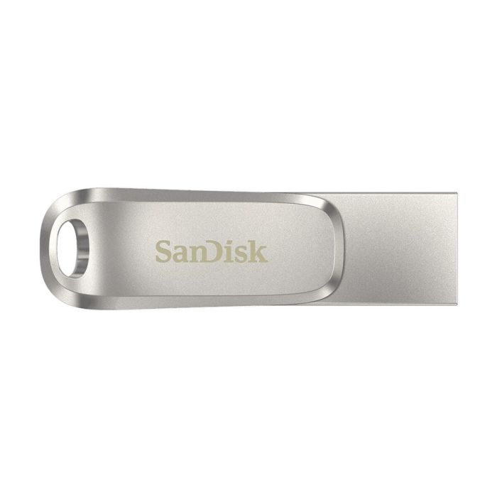 Memoria USB SanDisk Ultra Dual Drive Luxe Plateado Acero 256 GB 7 Memoria USB SanDisk Ultra Dual Drive Luxe Plateado Acero 256 GB 7