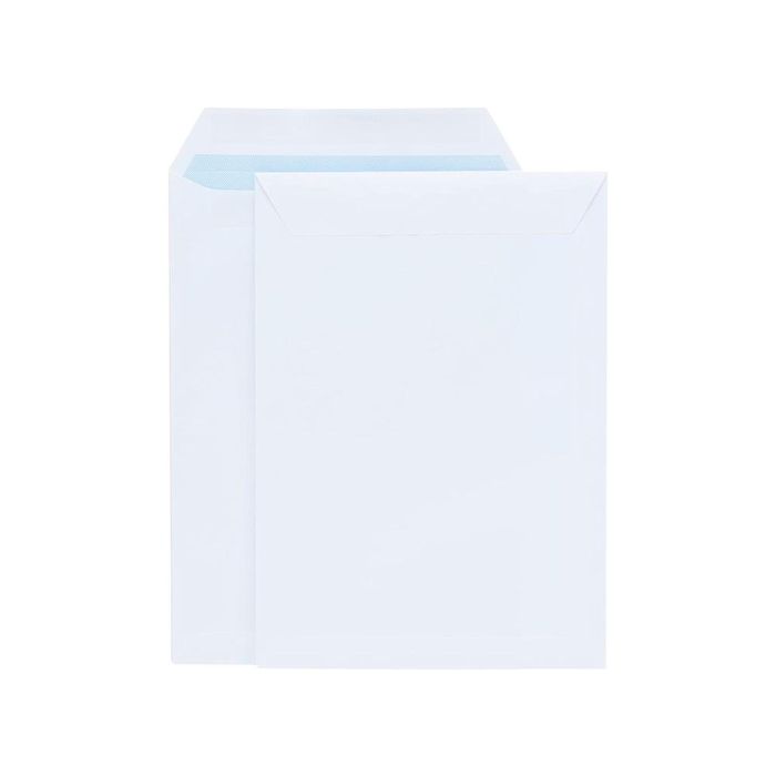 Sobre Liderpapel Bolsa Blanco 260x360 mm Solapa Tira De Silicona Papel Offset 100 gr Caja De 250 Unidades 1