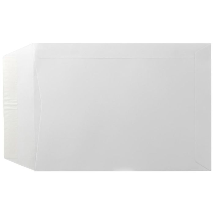 Sobre Liderpapel Bolsa Blanco 310x410 mm Solapa Tira De Silicona Papel Offset 100 gr Caja De 250 Unidades 1