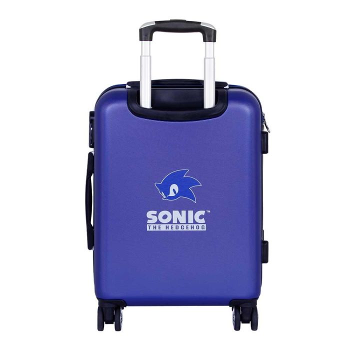 Maleta de Cabina ABS 4 Ruedas Sight Sonic The Hedgehog - SEGA Azul 2