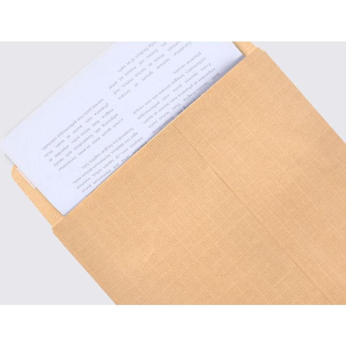 Sobre Liderpapel Bolsa Fuelle Kraft Armado 280x365X50 mm Solapa Tira De Silicona Papel 155 gr Caja De 50 Unidades 10