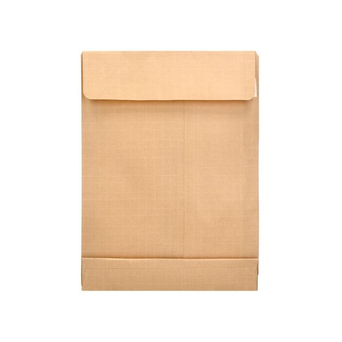 Sobre Liderpapel Bolsa Fuelle Kraft Armado 280x365X50 mm Solapa Tira De Silicona Papel 155 gr Caja De 50 Unidades 5