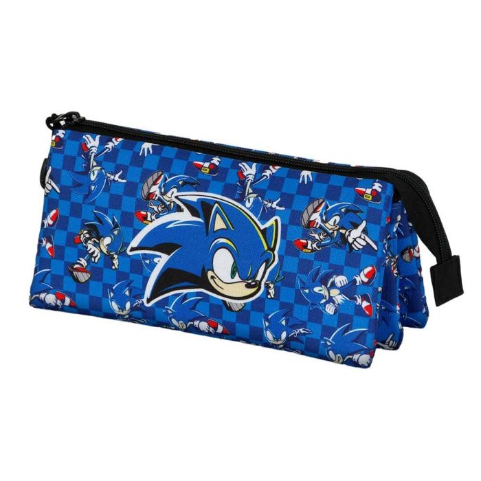 Estuche Portatodo Triple Action Sonic The Hedgehog - SEGA Azul