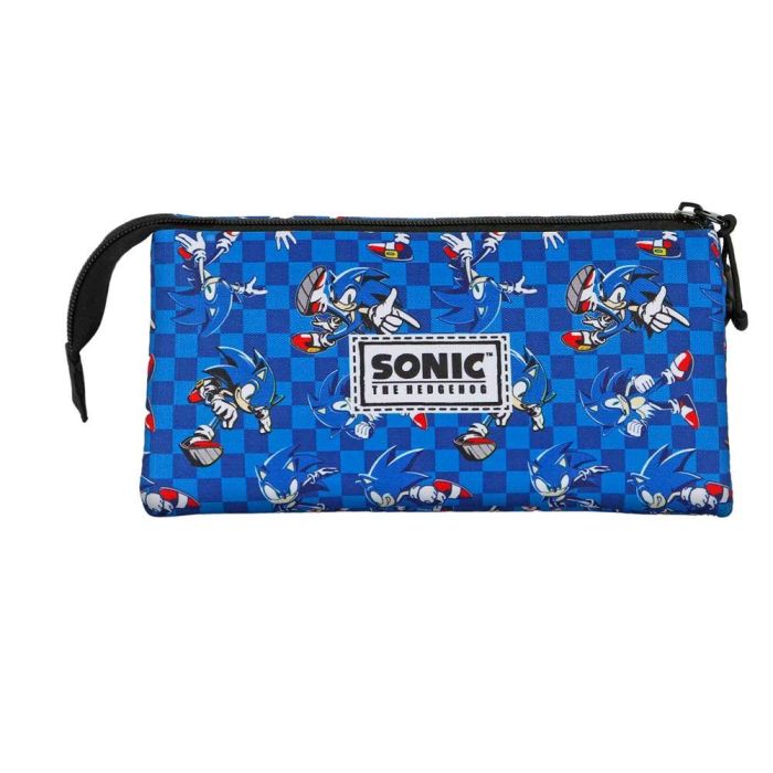 Estuche Portatodo Triple Action Sonic The Hedgehog - SEGA Azul 2