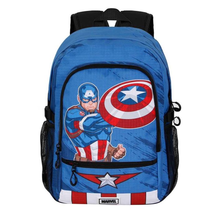 Mochila Fight FAN 2.2 Gears Marvel Capitán América Azul 1