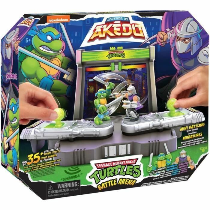 Estadio de batallas Teenage Mutant Ninja Turtles Legends of Akedo: Leonardo vs Shredder 8