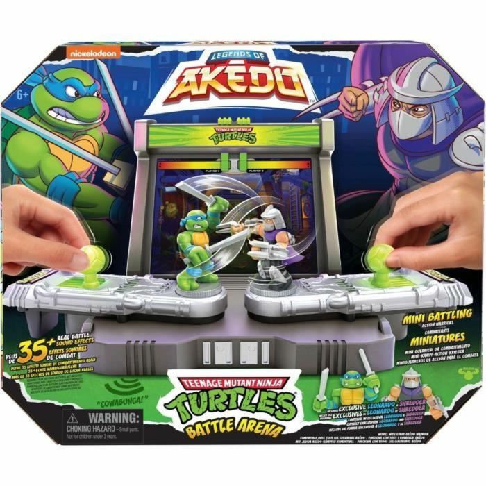 Estadio de batallas Teenage Mutant Ninja Turtles Legends of Akedo: Leonardo vs Shredder 7