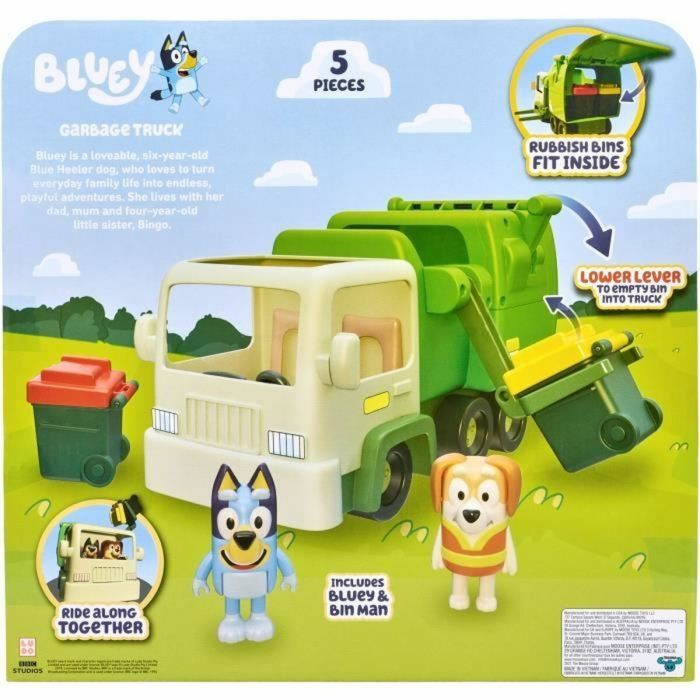 Playset Moose Toys Bluey Garage Truck 2 Unidades 5