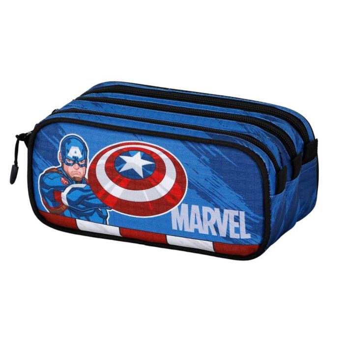 Estuche Portatodo Trick FAN 2.2 Gears Marvel Capitán América Azul