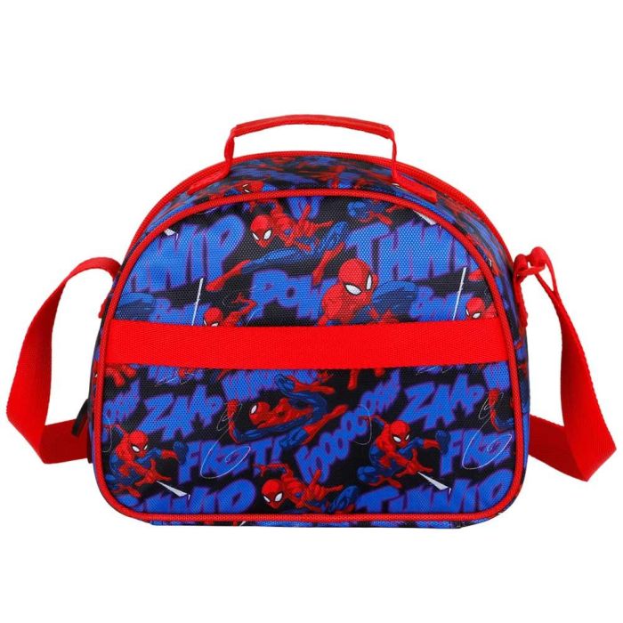 Bolsa Portamerienda 3D Mighty Marvel Spiderman Rojo 2