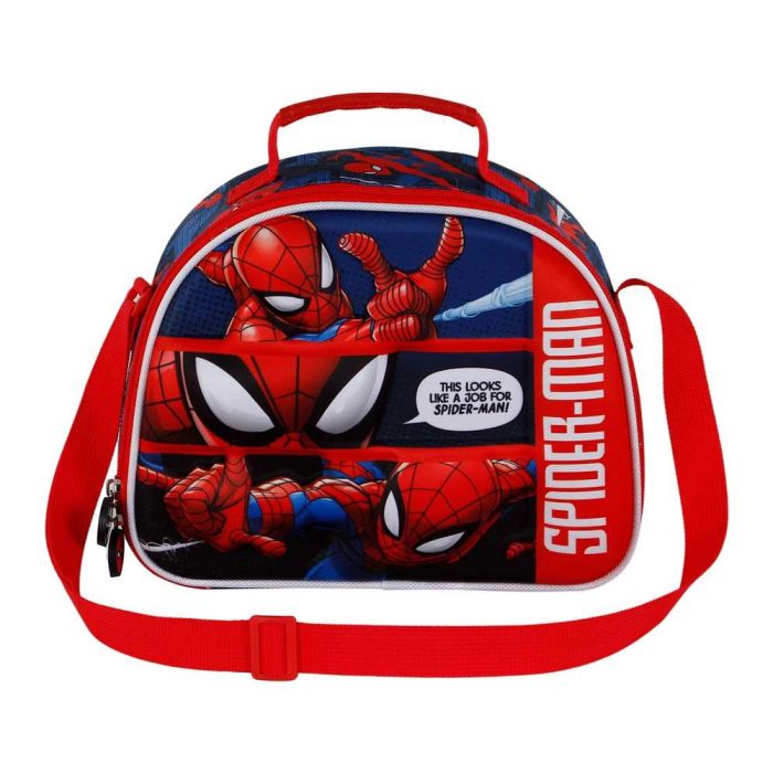 Bolsa Portamerienda 3D Stronger Marvel Spiderman Rojo 1