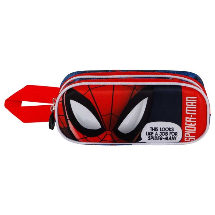 Estuche Portatodo 3D Doble Stronger Marvel Spiderman Rojo 1