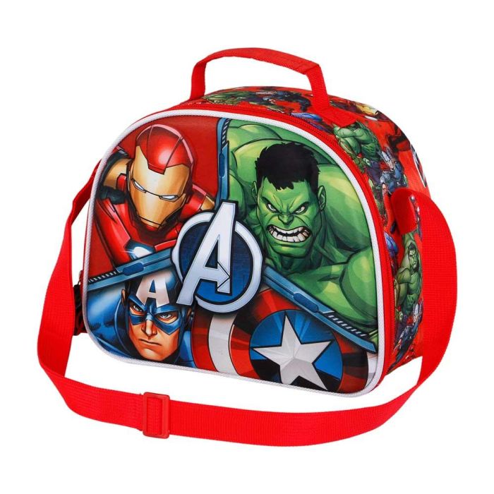 Bolsa Portamerienda 3D Massive Marvel Los Vengadores Multicolor