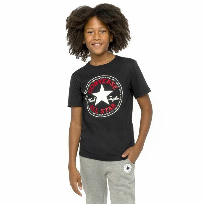 Camiseta de Manga Corta Converse Chuck Taylor All Star Core Negro 1