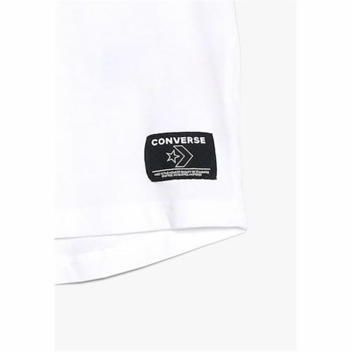 Camiseta de Manga Corta Infantil Converse Retro Sport Blanco 1