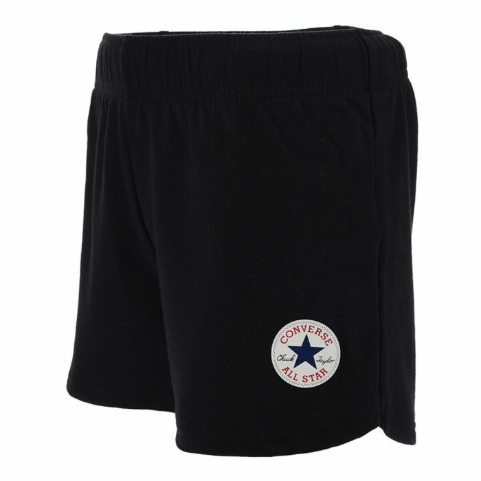 Pantalones Cortos Deportivos para Niños Converse Chuck Patch Negro 1