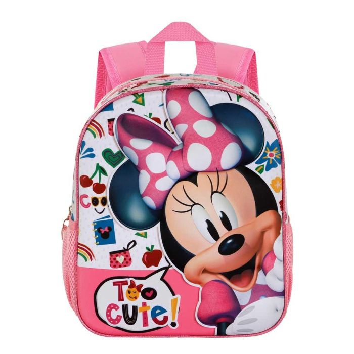Mochila 3D Pequeña Too Cute Disney Minnie Mouse Rosa 1 Mochila 3D Pequeña Too Cute Disney Minnie Mouse Rosa 1