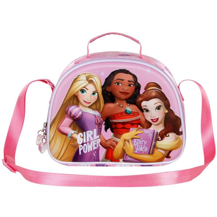 Bolsa Portamerienda 3D Power Princesas Disney Lila 1