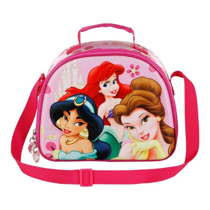 Bolsa Portamerienda 3D Palace Disney Princesas Rosa 1