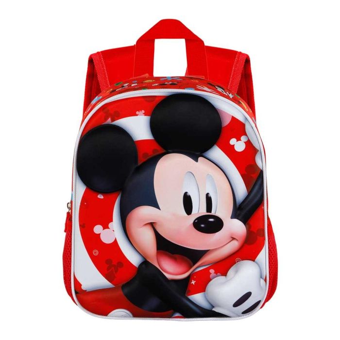 Mochila 3D Pequeña Twirl Disney Mickey Mouse Rojo 1