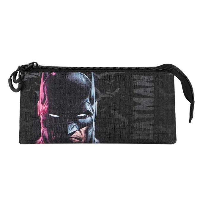 Estuche Portatodo Triple Face DC Comics Batman Negro 1