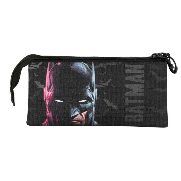 Estuche Portatodo Triple Face DC Comics Batman Negro 2