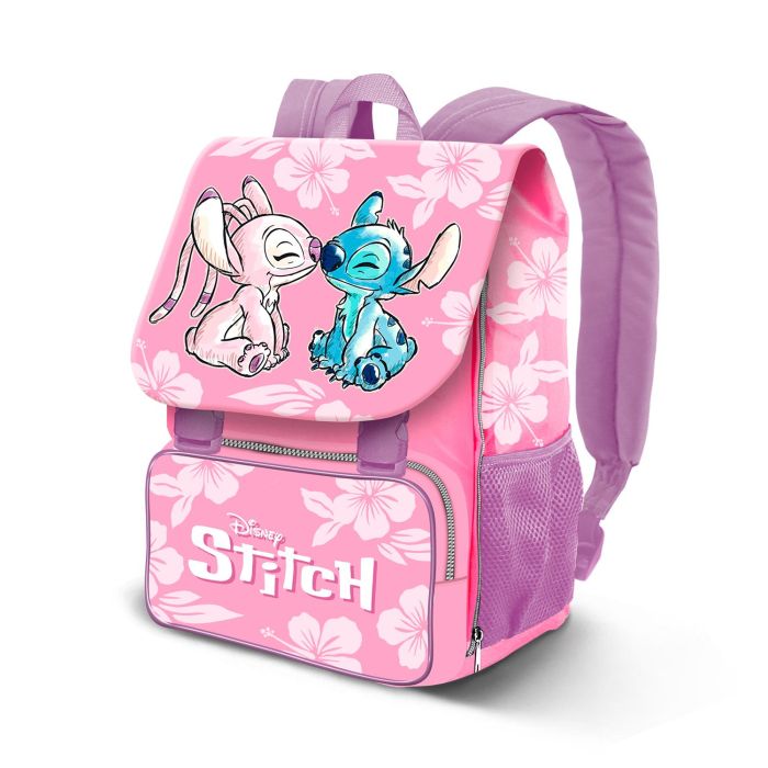 Mochila Expandible EXP Pink Disney Lilo y Stitch Rosa