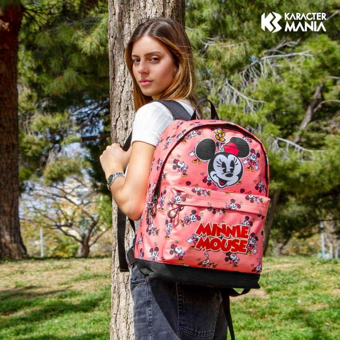 Mochila HS PLUS Aqua Disney Minnie Mouse Rosa 4