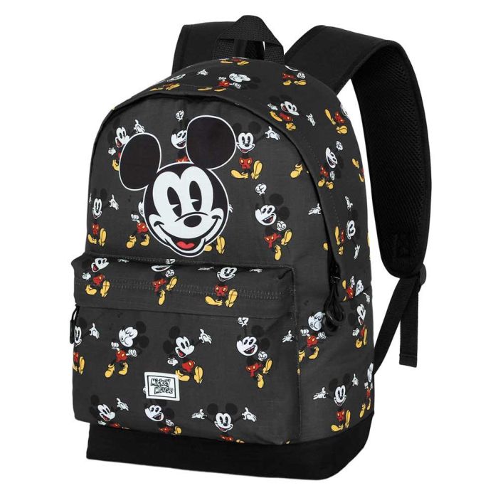 Mochila HS PLUS Looks Disney Mickey Mouse Negro