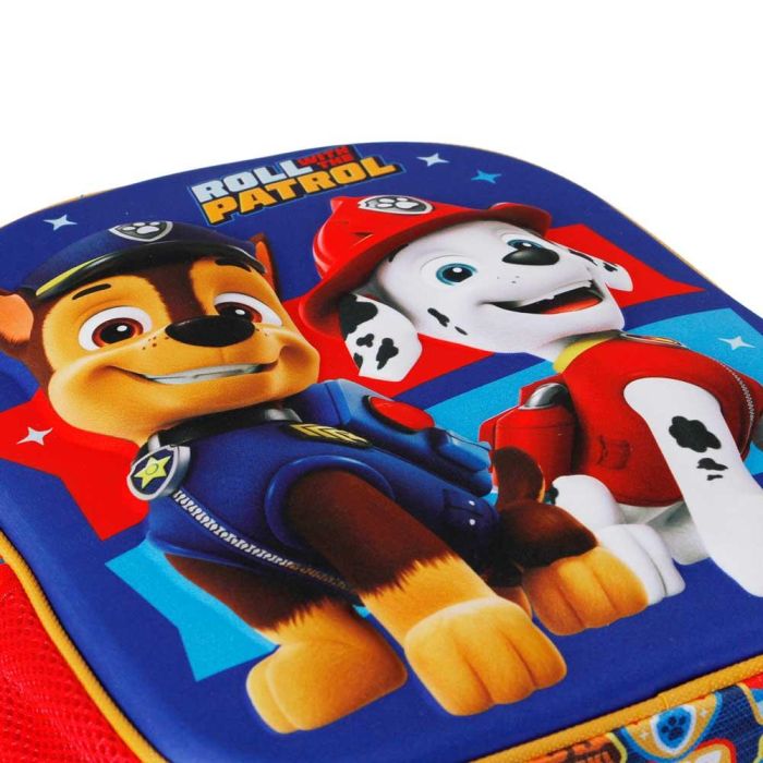 Mochila 3D Pequeña Duty Paw Patrol La Patrulla Canina Multicolor 3