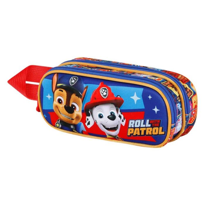 Estuche Portatodo 3D Doble Duty Paw Patrol La Patrulla Canina Multicolor