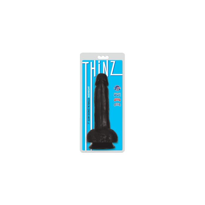 Dildo XR Negro 17,8 cm 1