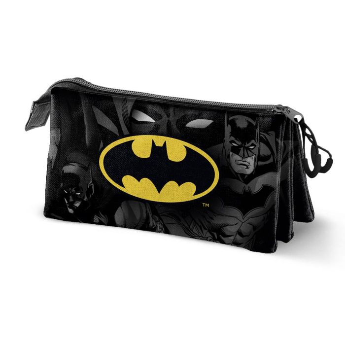 Estuche Portatodo Triple Caped DC Comics Batman Negro