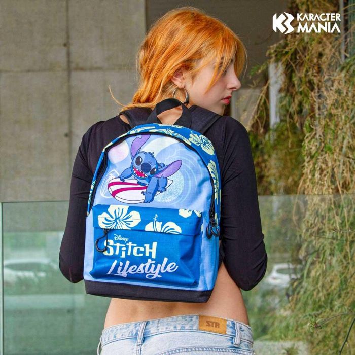 Mochila HS FAN 2.2 Lifestyle Disney Lilo y Stitch Azul 4