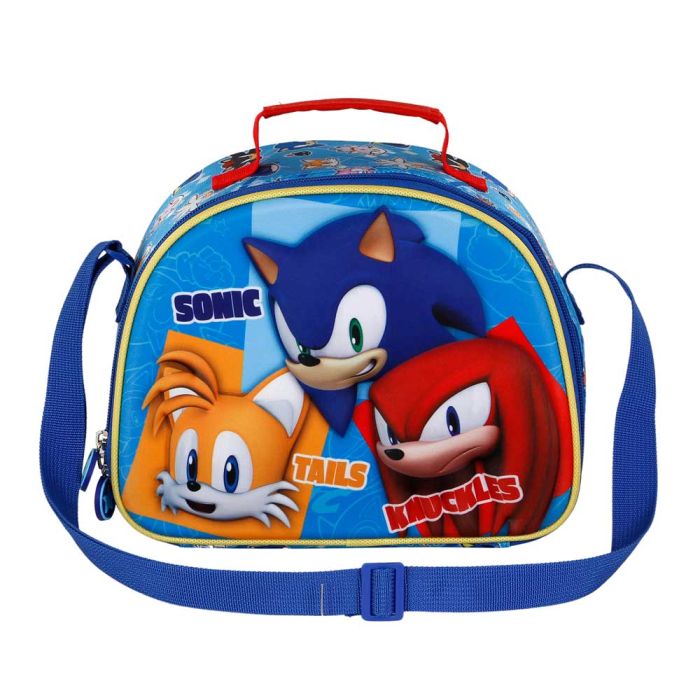 Bolsa Portamerienda 3D Trio Sonic Azul 1