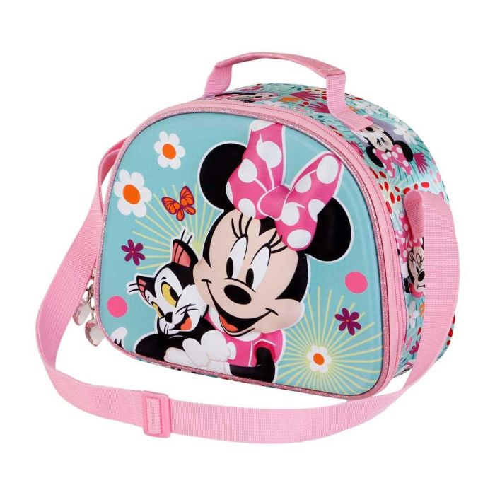 Bolsa Portamerienda 3D Figaro Disney Minnie Mouse Rosa